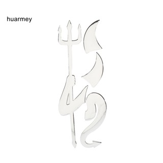 Huarmey สติกเกอร์ ลายปีศาจน้อย 3D สําหรับติดตกแต่งรถยนต์