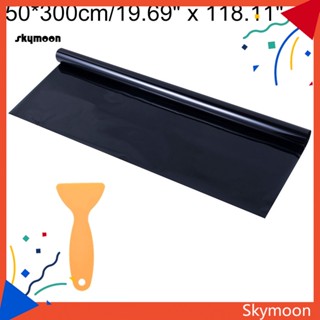 Skym* ม้วนฟิล์มติดกระจกหน้าต่างรถยนต์ VLT 5% สีดํา