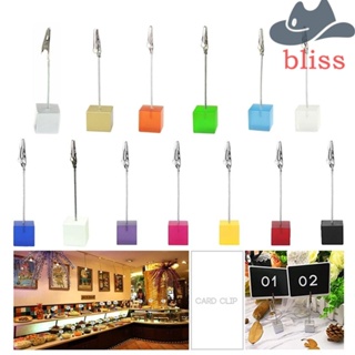 BLISS ขาตั้งเมโม่การ์ด พร้อมคลิปหนีบปากจระเข้ สําหรับงานแต่งงาน ปาร์ตี้