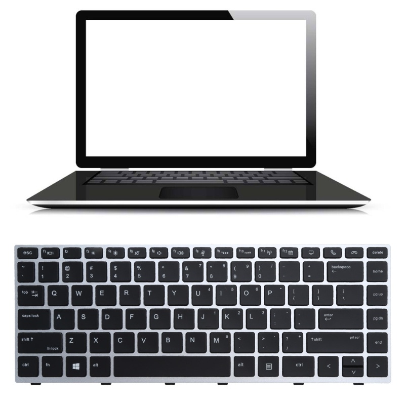 Yml3 คีย์บอร์ดภาษาอังกฤษ US สําหรับ HP EliteBook 840 G5 846 G5 745 G5