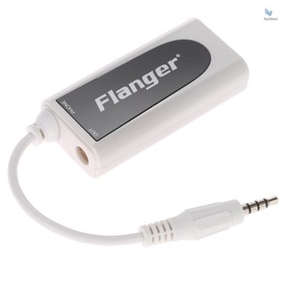 {fash} Flanger FC-21 อะแดปเตอร์แปลงเชื่อมต่อกีตาร์ไฟฟ้า เบส โทรศัพท์มือถือ แท็บเล็ต เข้ากันได้กับ iOS โทรศัพท์ แท็บเล็ต Android สมาร์ทโฟน แท็บเล็ต พร้อมเสียง 3.5 มม.