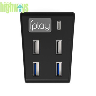 อะแดปเตอร์ฮับ USB 3.0 5 in 1 5 พอร์ต สําหรับเกมคอนโซล PS5 [highways.th]