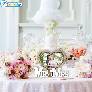 Mr &amp; Mrs กรอบรูปแต่งงาน Cherish ทุกความทรงจํา ของขวัญแต่งงาน ตกแต่งบ้าน สําหรับรูปภาพ / รูปภาพ / โปสเตอร์