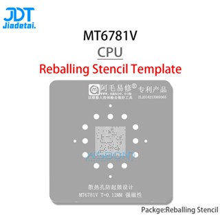 Amaoe BGA ชุดแม่แบบรีบอล ลายฉลุ สําหรับ MT6781V CD MT6781V CPU IC