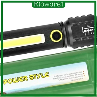 [Kloware1] ไฟฉาย LED ขนาดเล็ก สว่างมาก ชาร์จ USB สําหรับรถยนต์ โรงรถ เอาตัวรอด ฉุกเฉิน สวน