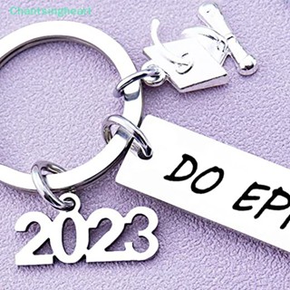 &lt;Chantsingheart&gt; พวงกุญแจสเตนเลส จี้ตัวอักษร DO EPIC SHIT ทรงกลม ของขวัญรับปริญญา 2023