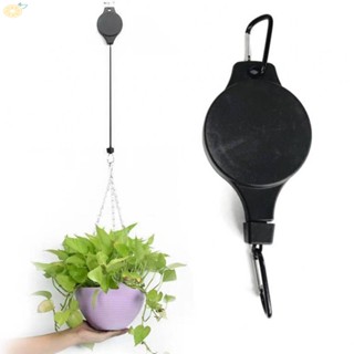 【VARSTR】Hook Hanging Basket Lifting Plant Plastic Practical Pulley Retractable