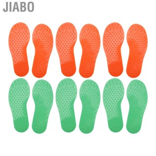 Jiabo Footprints Marker  Game Accessories Pretty Color Foot Shaped Training Pad 3 Pairs for Indoor