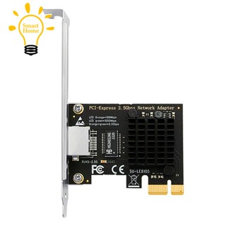 การ์ดเครือข่าย PCI Express 2.5G Gigabit Ethernet PCIE RJ45 สําหรับคอมพิวเตอร์ตั้งโต๊ะ แล็ปท็อป 1 ชิ้น