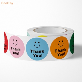 Cooltoy สติกเกอร์ฉลาก Thank You สําหรับติดบรรจุภัณฑ์เบเกอรี่ 500 ชิ้น