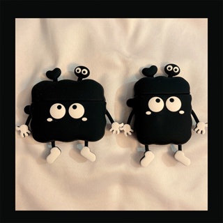 เคสหูฟังบลูทูธไร้สาย ซิลิโคนนิ่ม ลาย Spirited Away Susuwatari น่ารัก สําหรับ Apple Airpods Pro 2 Case 3 1