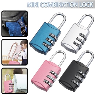 3-Digit Combination Lock Padlock Keyless Luggage Locks for Backpack Gym School