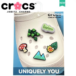 Jibbitz Crocs charms ใหม่ บักเกิลติดรองเท้า รูปการ์ตูนเห็ด และดอกทานตะวัน 2023