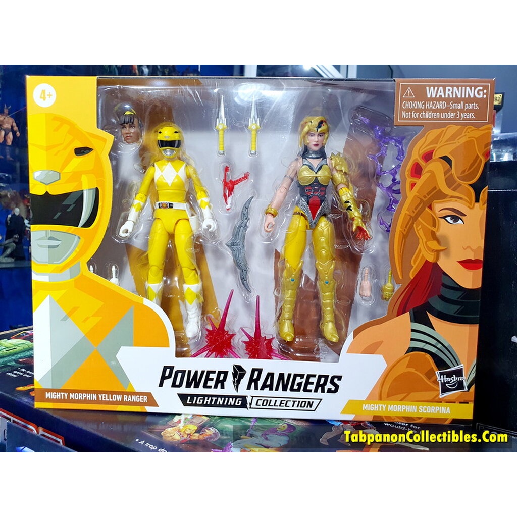 [2022.01] Hasbro Power Rangers Lightning Collection MMPR Yellow Vs. Scorpina 6-Inch Figure 2-Pack