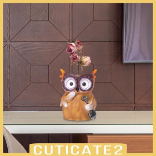 [Cuticate2] กระถางต้นไม้ แจกันดอกไม้ นกฮูก สร้างสรรค์ สําหรับห้องรับประทานอาหาร ตู้ผิง บาร์ ของขวัญวันเกิด