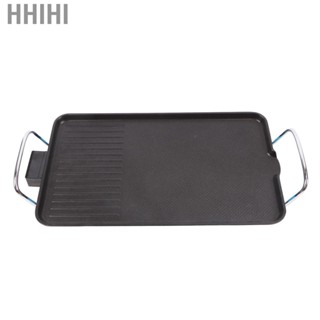 Hhihi Electric Smokeless BBQ Grill Aluminum Alloy Non Stick Indoor Cooking Pan Baking Tray for Home Outdoor Camping US Plug 110V