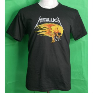 เสื้อยืดคอกลมMetallica เสื้อยืด ลายนกฟลามิงกะโหลก 1994 TourS-4XL