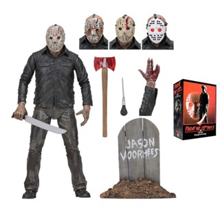 [พร้อมส่ง] โมเดลฟิกเกอร์ NECA Black FRIDAY FRIDAY THE 13 Jason Deluxe Edition 1980 LCRP