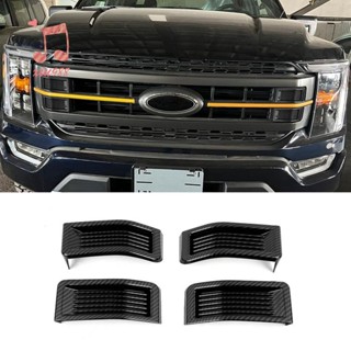 กระจังหน้ารถยนต์ อุปกรณ์เสริม สําหรับตกแต่ง Ford F150 2021 2022 2023