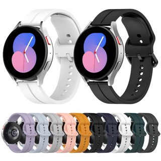 สายนาฬิกาข้อมือซิลิโคน 20 มม. 40 44 มม. 400% 40 มม. หลากสี สําหรับ Samsung Galaxy Watch 5 4 3