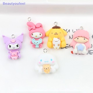 [Beautyoufeel] พวงกุญแจเรซิ่น จี้การ์ตูนสัตว์ Ch Kawaii เครื่องประดับ สําหรับผู้หญิง 2 ชิ้น