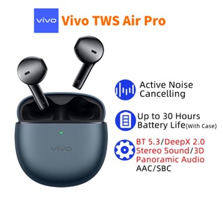 Vivo TWS Air Pro True หูฟังไร้สาย บลูทูธ 5.3 ตัดเสียงรบกวน แบตเตอรี่ 30 ชั่วโมง สําหรับ VIVO X90