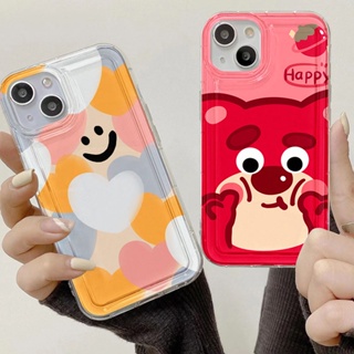 เคสโทรศัพท์มือถือ ทรงสี่เหลี่ยม ลายหมี SMLIE BEAR กันกระแทก สําหรับ Redmi Phone 9 9A 9i Poco X3 Poco X3 Pro 9AT 9T Note11Pro Note10 Note9 Note8 Note8 Pro Note9 10X Note11