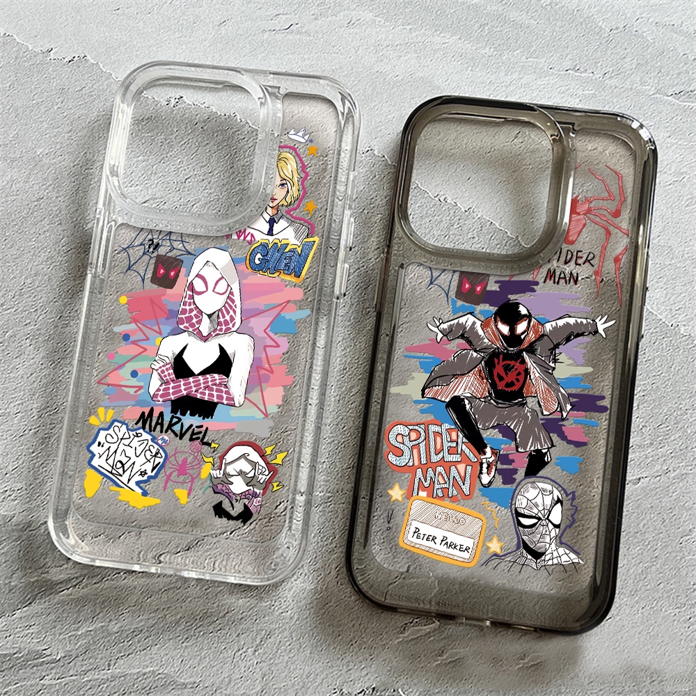 เคสโทรศัพท์มือถือ ลายสไปเดอร์แมน หรูหรา สําหรับ iphone 15 14 11 13 12 X XS Pro Max XR Mini 7 plus