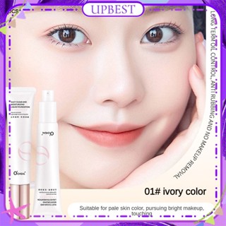 ♕ Ocheal Silky Soft Liquid Foundation Moisturizing Full Cover Mark Concealer Brightening Skin Color Isolation Bb Cream Long Lasting Face Makeup 2 Color UPBEST