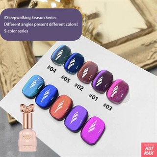 ANNIES 2023 New Gem Cat Eye Gel Cat Eye Gel Laser Nail Polish Gel Nail Glue [hotmax]