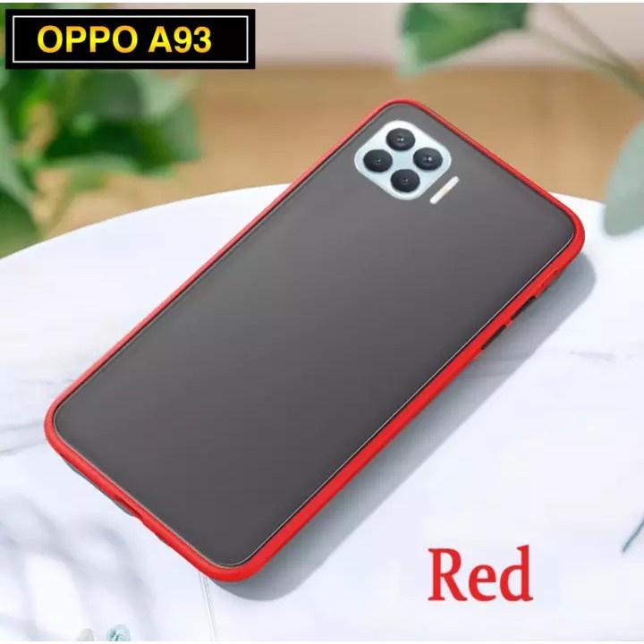 เคส OPPO A93 เคสออปโป้ ขอบสีผิวด้าน เคสกันกระแทก TPU Case