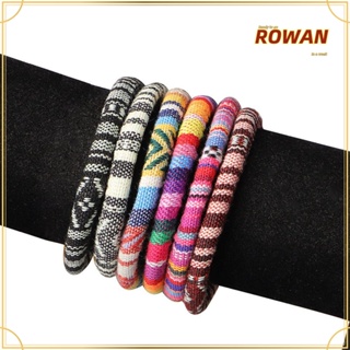 Rowans สร้อยข้อเท้าโซ่แฮนด์เมด สไตล์โบฮีเมียน เครื่องประดับแฟชั่น