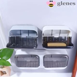 Glenes จานวางสบู่ แบบแขวน ไม่ต้องเจาะผนัง อุปกรณ์เสริม สําหรับบ้าน