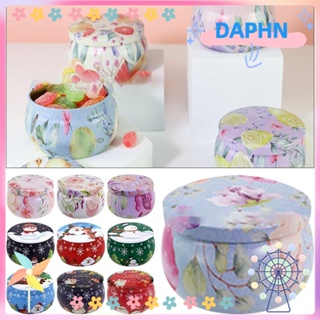 DAPHS ขวดโหลดีบุกอลูมิเนียม หลายสไตล์ สําหรับใส่เทียน 2 ชิ้น