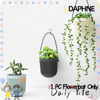 Daphne กระถางดอกไม้พลาสติก แบบแขวน สองชั้น สําหรับตกแต่งบ้าน 1 ชิ้น