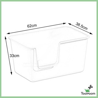 [ กล่องเปิด ห้องน้ําไม่เต็มเต็ง ทําความสะอาดง่าย ขนาดเล็ก และกลาง สําหรับสัตว์เลี้ยง แมว กระต่าย