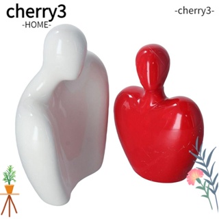 Cherry3 รูปปั้นเซรามิค สไตล์โมเดิร์น สําหรับตกแต่งบ้าน งานแต่งงาน