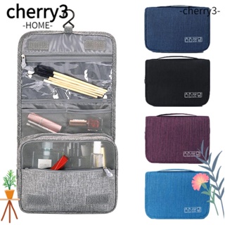 CHERRY3 กระเป๋าเครื่องสําอาง กันน้ํา จุของได้เยอะ แบบแขวน สําหรับห้องน้ํา เดินทาง