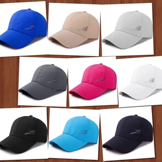 💎 หมวกวิ่ง หมวกออกกำลังกาย แก๊ป ระบายอากาศ ผ้าร่ม เบาสบาย แฟชั่น เกรดพรีเมี่ยม 💎