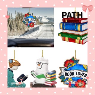 PATH หนังสืออะคริลิค รูปต้นคริสต์มาส 3D ขนาดเล็ก สําหรับแขวนตกแต่ง