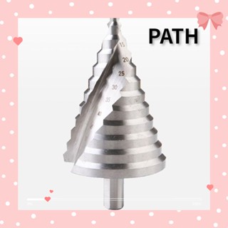 PATH ดอกสว่านสเต็ปเปอร์ 1/4 นิ้ว เป็น 2-3/8 นิ้ว ทนทาน 12 ขนาด แบบเกลียว สีเงิน สําหรับไม้ และโลหะ