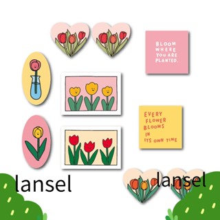 LANSEL สติกเกอร์ ลายกระเป๋าเดินทางน่ารัก สําหรับตกแต่งสมุดภาพ เครื่องเขียน