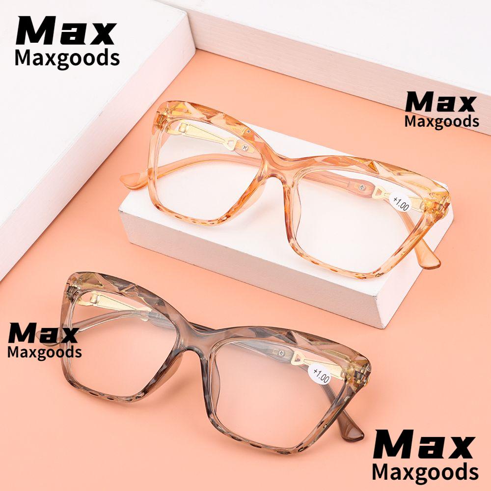 Maxg แว่นตาอ่านหนังสือ หรูหรา กรอบเบาพิเศษ สไตล์วินเทจ สําหรับผู้ชาย และผู้หญิง