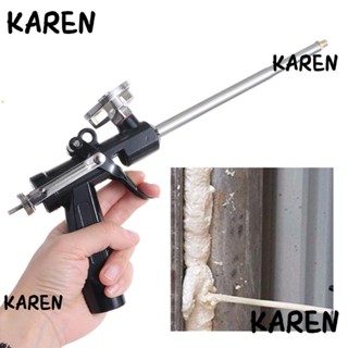 Karen ปืนสเปรย์กาวโฟม ABS ขยายตัว สําหรับเคลือบโลหะ โฟม กาว