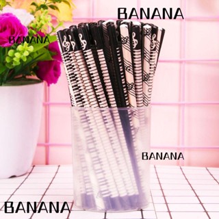 Banana1 ดินสอ 2B ลายกราไฟท์โน้ตดนตรี 175 มม. 12 ชิ้น