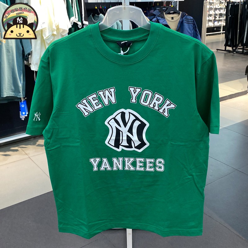 [NY แขนสั้น กีฬา ลําลอง คอกลม หลวม พอดี เสื้อยืด