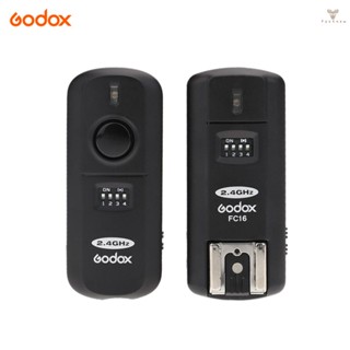 Fw Godox FC-16 2.4GHz 16 Channels Wireless Remote Flash Studio Strobe Trigger Shutter Replacement for  5D 6D 7D 5D Mark III 60D 600D 700D 70D 650D 550D