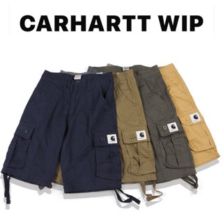 Carhartt carhartt carhartt กางเกงขาสั้น ทรงหลวม สไตล์ญี่ปุ่นย้อนยุค อินเทรนด์ ลําลอง สําหรับผู้ชาย ผู้หญิง