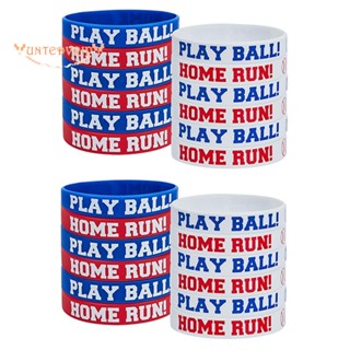 สร้อยข้อมือเบสบอล PLAY BALL HOME RUN 24 ชิ้น สําหรับปาร์ตี้