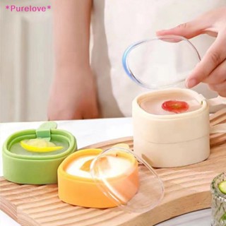 Purelove&gt; แม่พิมพ์ไอศกรีม รูปกรงเล็บแมว วางซ้อนกันได้ พร้อมฝาปิด ทําไอศกรีมโฮมเมด ก้นนิ่ม ทําง่าย รวดเร็ว และสะดวกสบาย